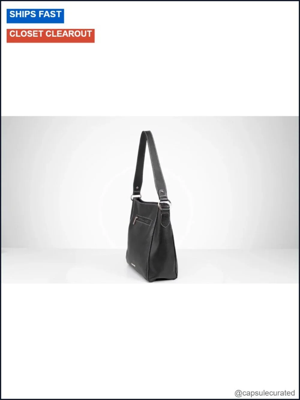 Vegan Leather Hobo Shoulder Bag Purse Women's Handbag Medium Soft